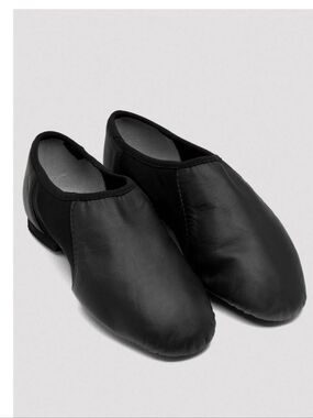 BLOCH NEOFLEX SLIP-ON JAZZ SHOE DANCEWEAR WOMEN'S SIZE 8.5 S0495L BLACK LEATHER